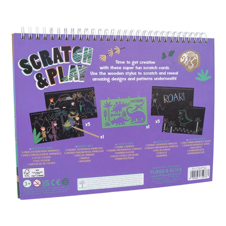 Floss &amp; Rock Scratch and Play – Dinosaur