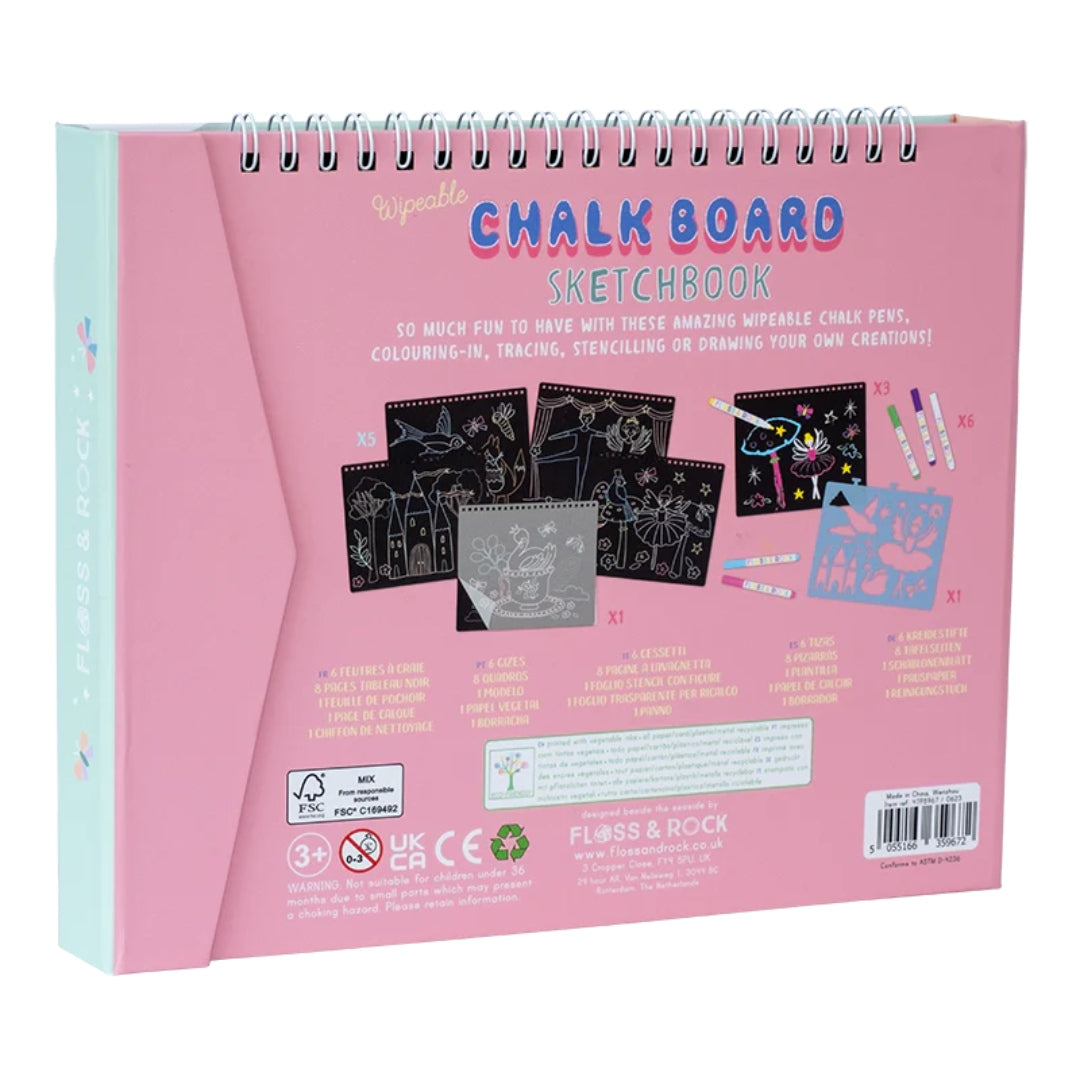 Floss &amp; Rock Chalkboard Sketchbook – Enchanted