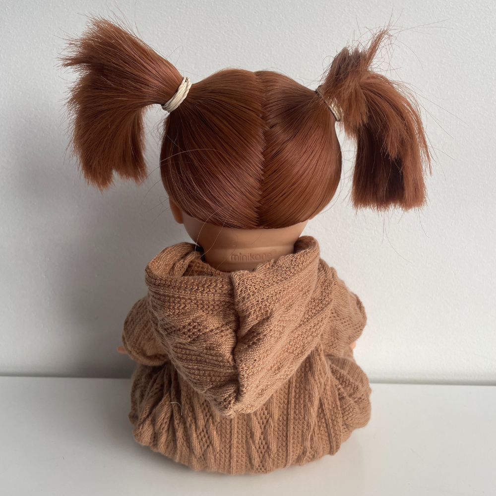 Nomad & Grace Minikane Baby Doll Hooded Winter Romper – Cumin