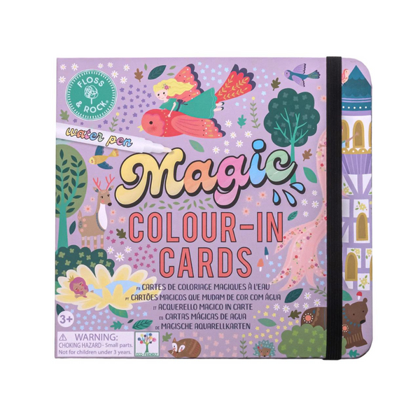 Floss & Rock Magic Colour Changing Water Cards – Fairy Tale