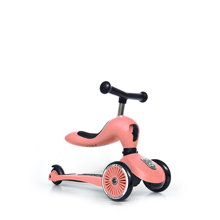 Scoot And Ride 2-in-1 Balance Bike &amp; Scooter Highwaykick 1 – Peach