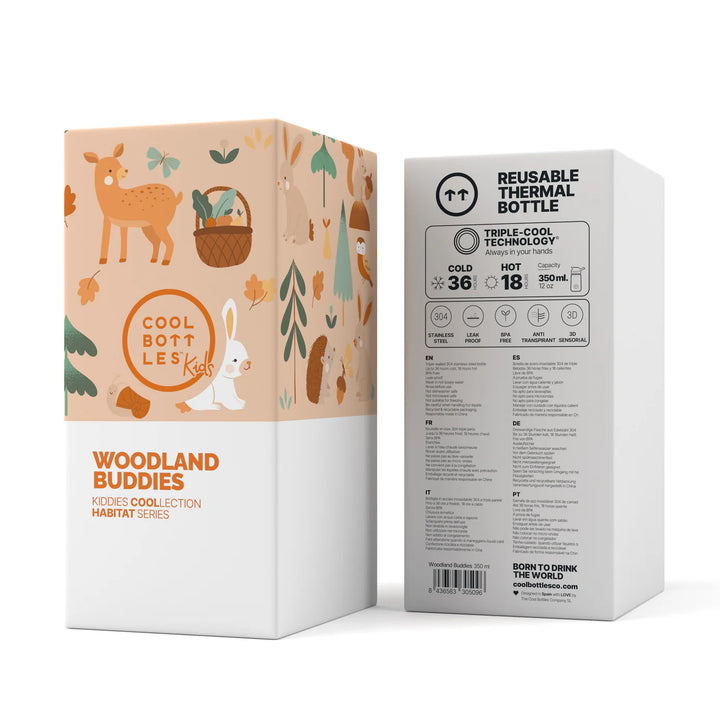 Cool Bottles™ Kiddies Habitat Series – Woodland Buddies (350 ml)
