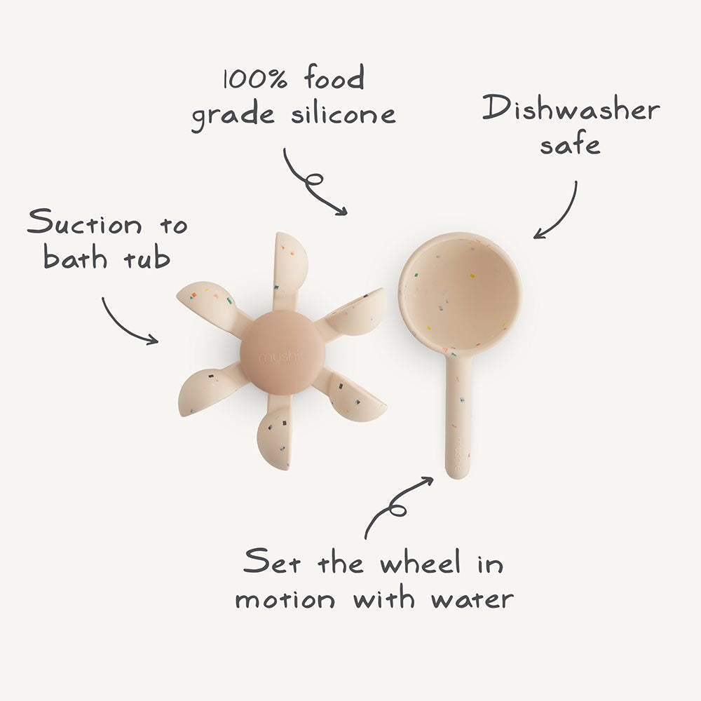Mushie Water Wheel Bath Toy