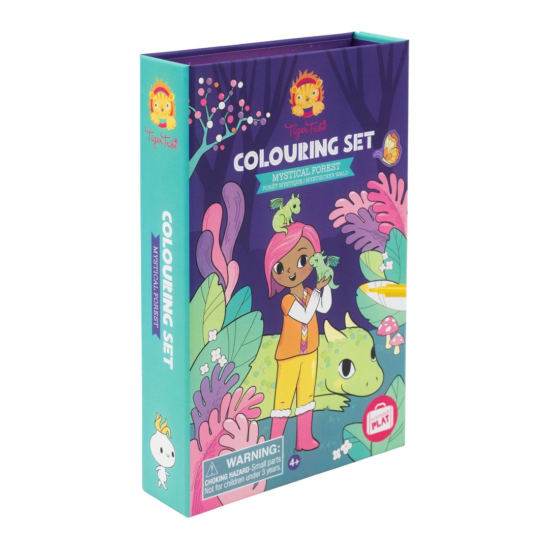 Tiger Tribe Colouring Set – Mystical Forest
