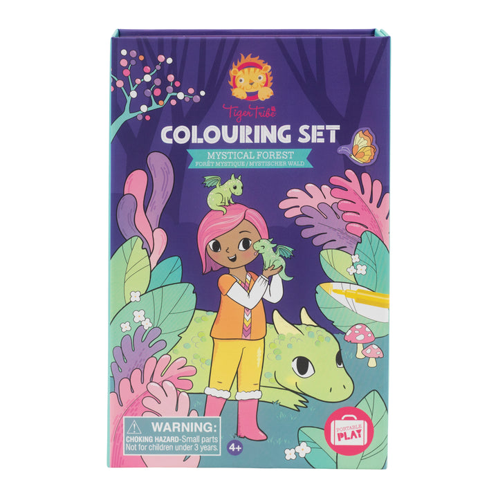 Tiger Tribe Colouring Set – Mystical Forest
