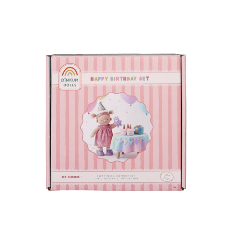 Olli Ella Dinkum Doll Happy Birthday Set (Limited Edition)