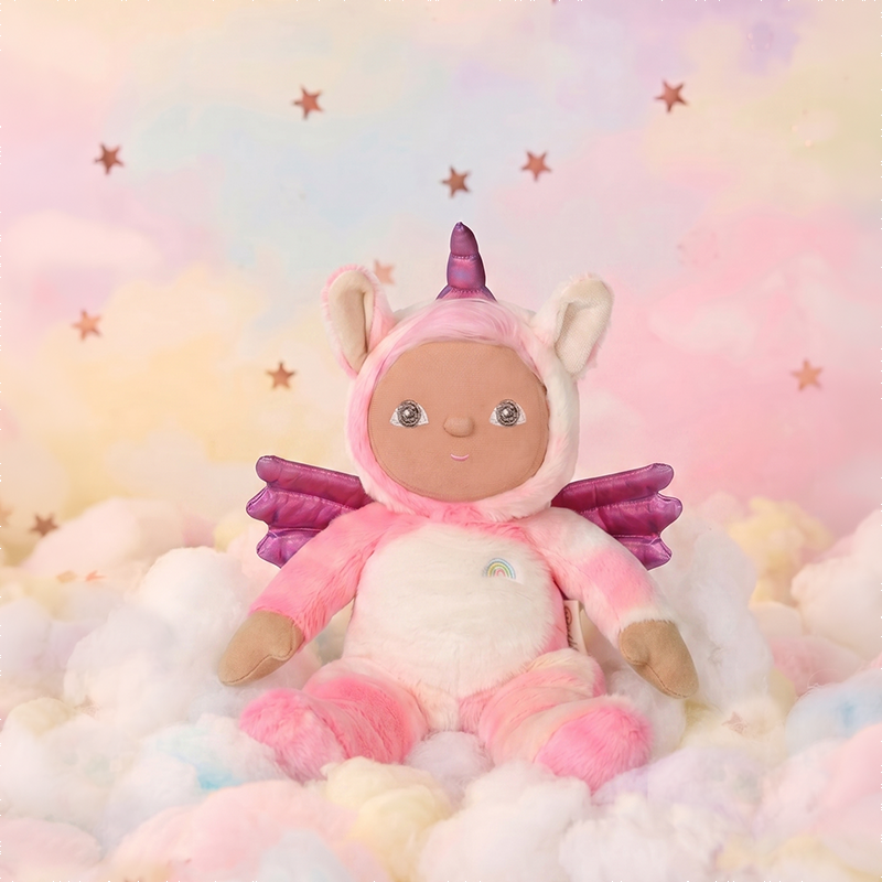 Olli Ella Rainbow Realm Dinky Dinkum Doll – Yuna Unicorn (Limited Edition)