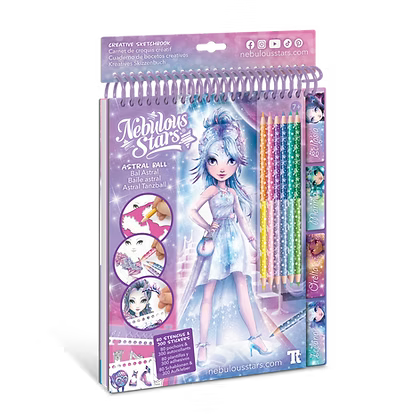 Nebulous Stars Fashion Creative Sketchbook – Astral Ball