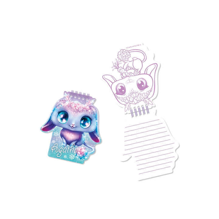 Nebulous Stars 2-in-1 Fuzzy Notebook – Agatha