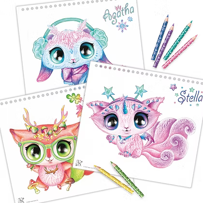 Nebulous Stars Creative Sketchbook Set – Animoulous Fever