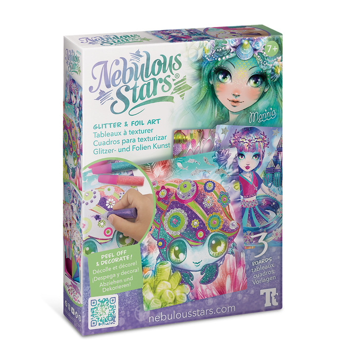Nebulous Stars Glitter &amp; Foil Art – Marinia