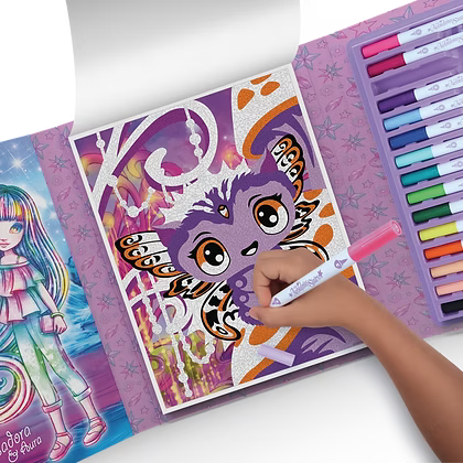 Nebulous Stars Mystery Colour By Number Book Set – Isadora &amp; Aura