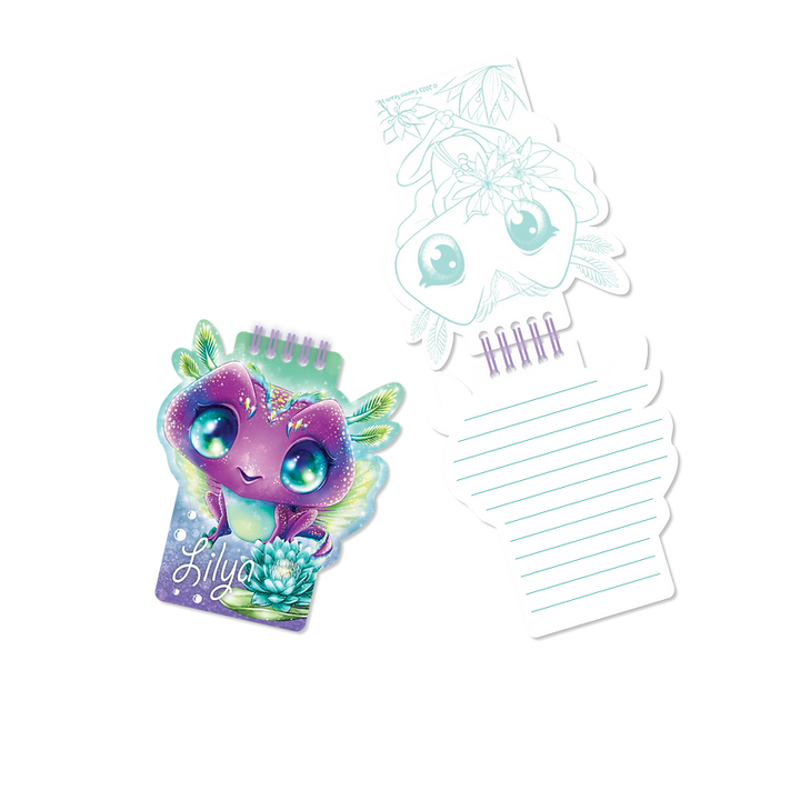 Nebulous Stars 2-in-1 Fuzzy Notebook – Lilya