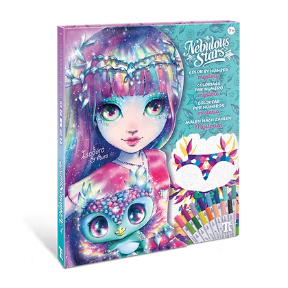 Nebulous Stars Mystery Colour By Number Book Set – Isadora &amp; Aura