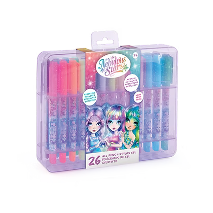 Nebulous Stars Gel Pens – Glitter, Neon &amp; Metallic (26 Pack)
