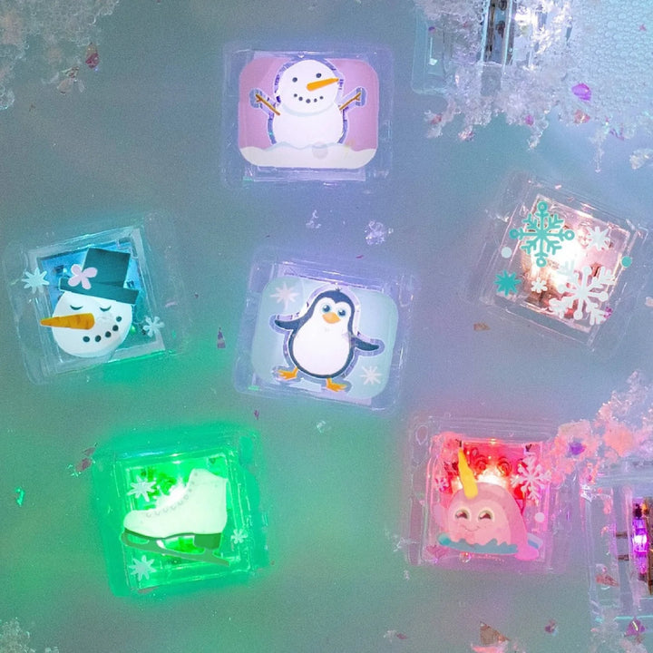 Glo Pals® Water Activated Light-Up Cubes – Winter (6 Pack)