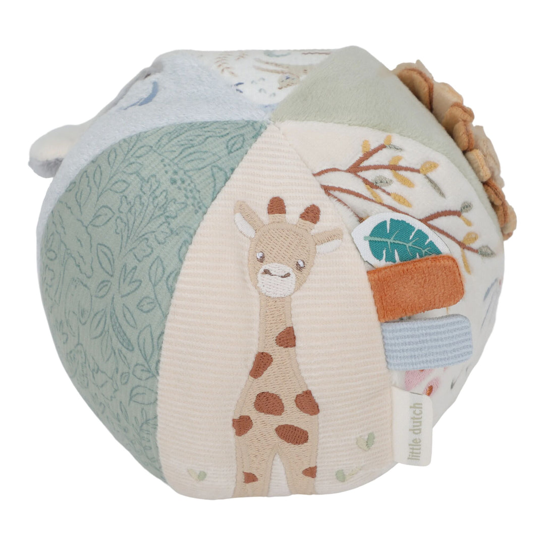 Little Dutch Soft Activity Ball – Safari Friends