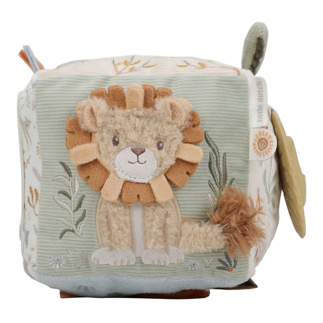 Little Dutch Soft Activity Cube – Safari Friends