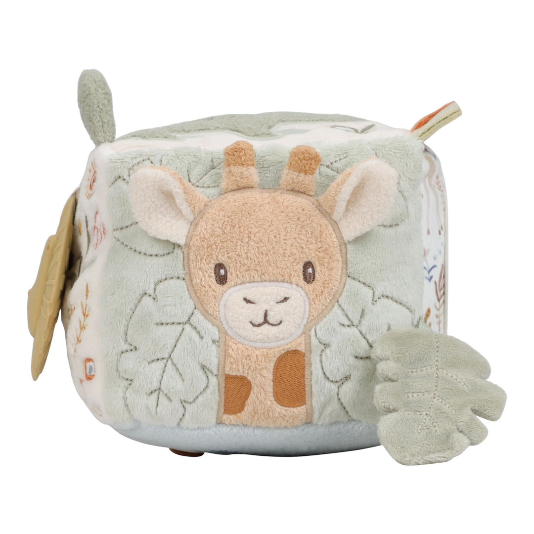 Little Dutch Soft Activity Cube – Safari Friends