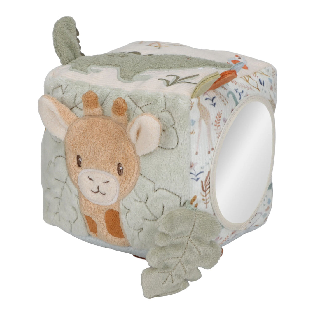 Little Dutch Soft Activity Cube – Safari Friends