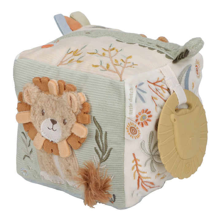 Little Dutch Soft Activity Cube – Safari Friends
