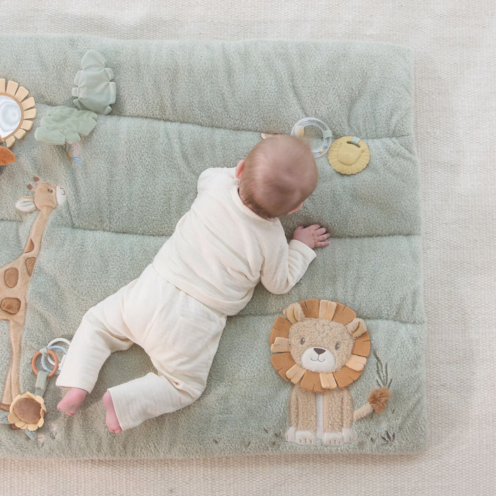 Little Dutch Soft Baby Playmat – Safari Friends