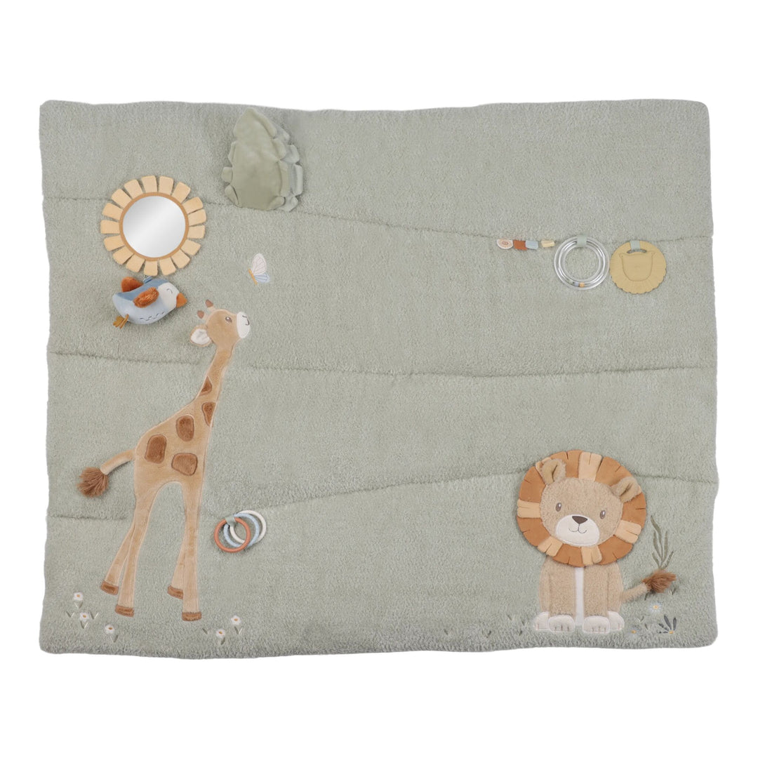 Little Dutch Soft Baby Playmat – Safari Friends