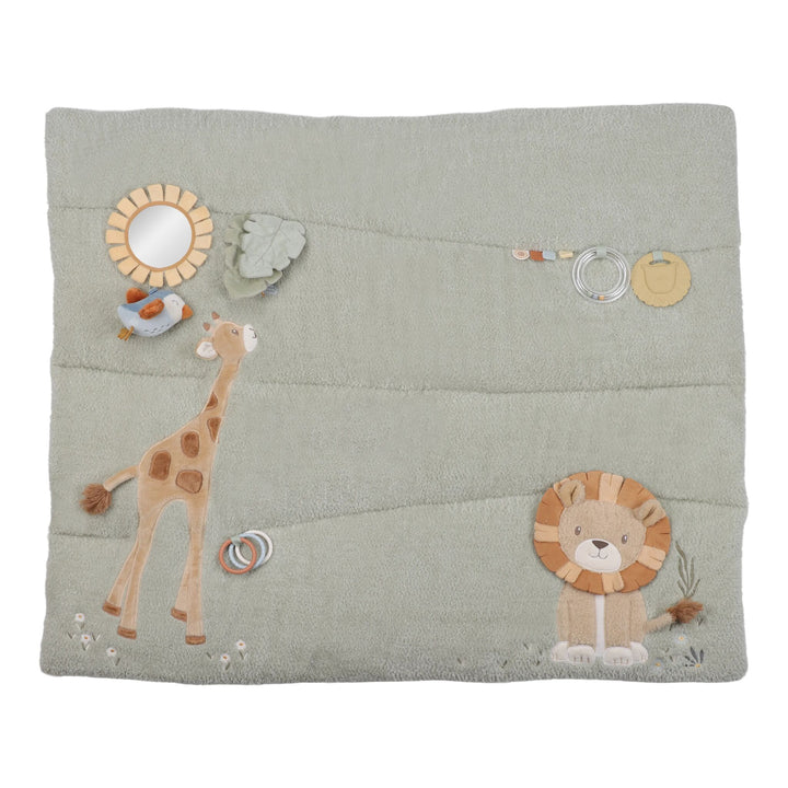 Little Dutch Soft Baby Playmat – Safari Friends