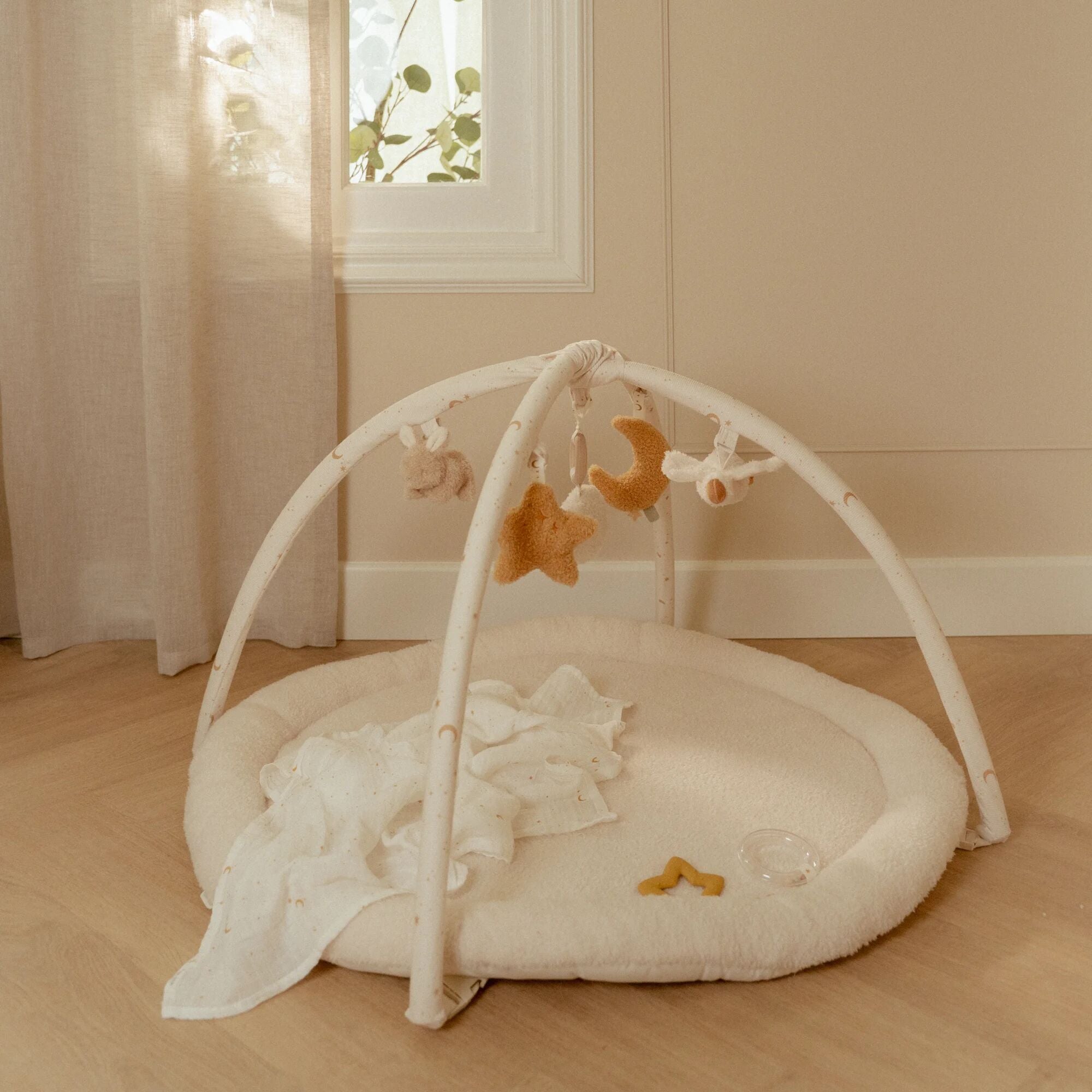 Little Dutch Soft Baby Activity Playmat with Arch – Newborn Naturals