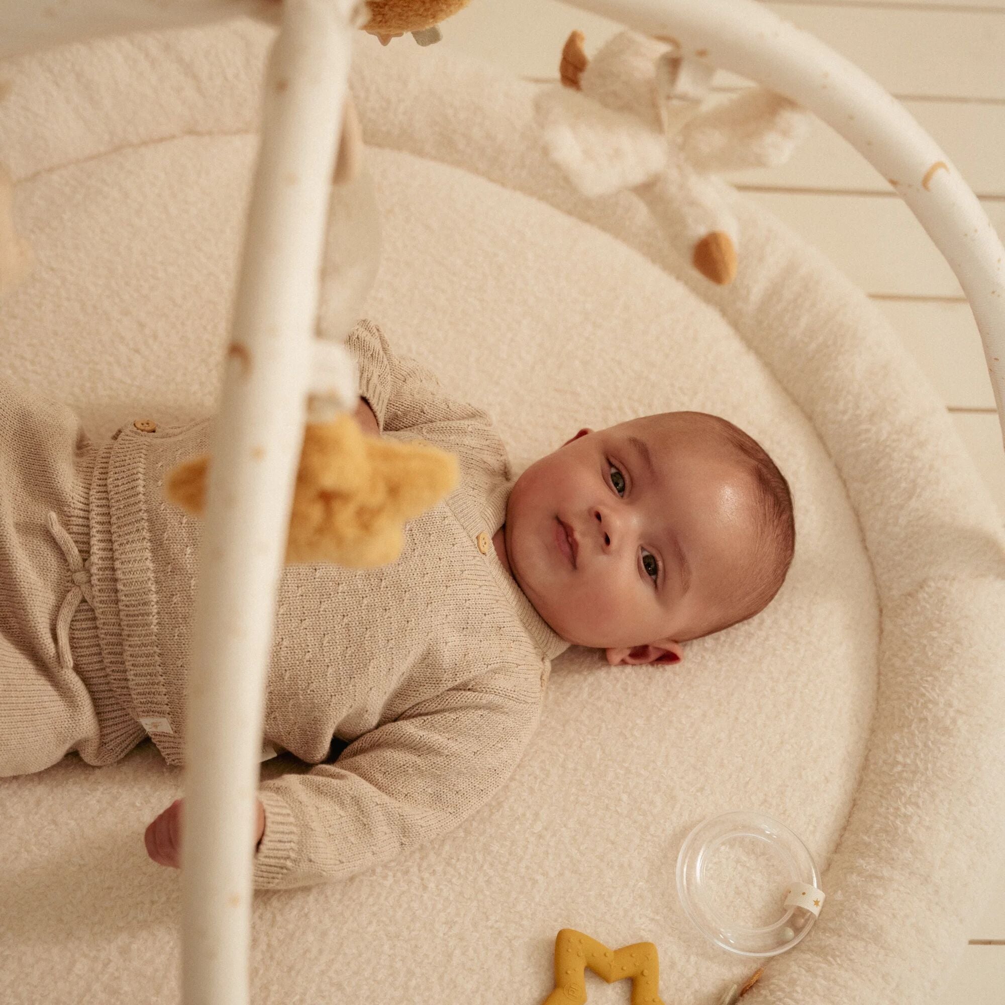 Little Dutch Soft Baby Activity Playmat with Arch – Newborn Naturals