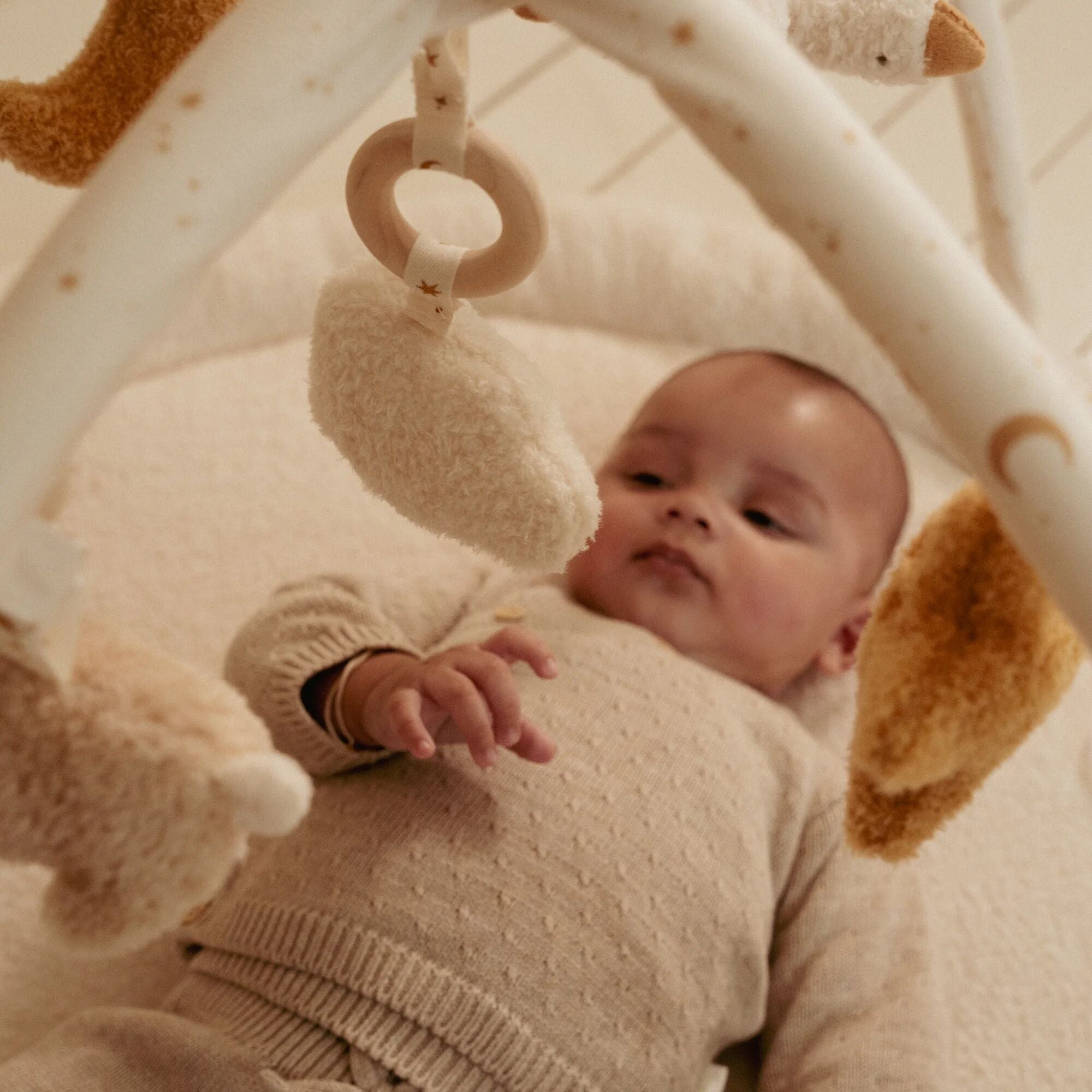 Little Dutch Soft Baby Activity Playmat with Arch – Newborn Naturals