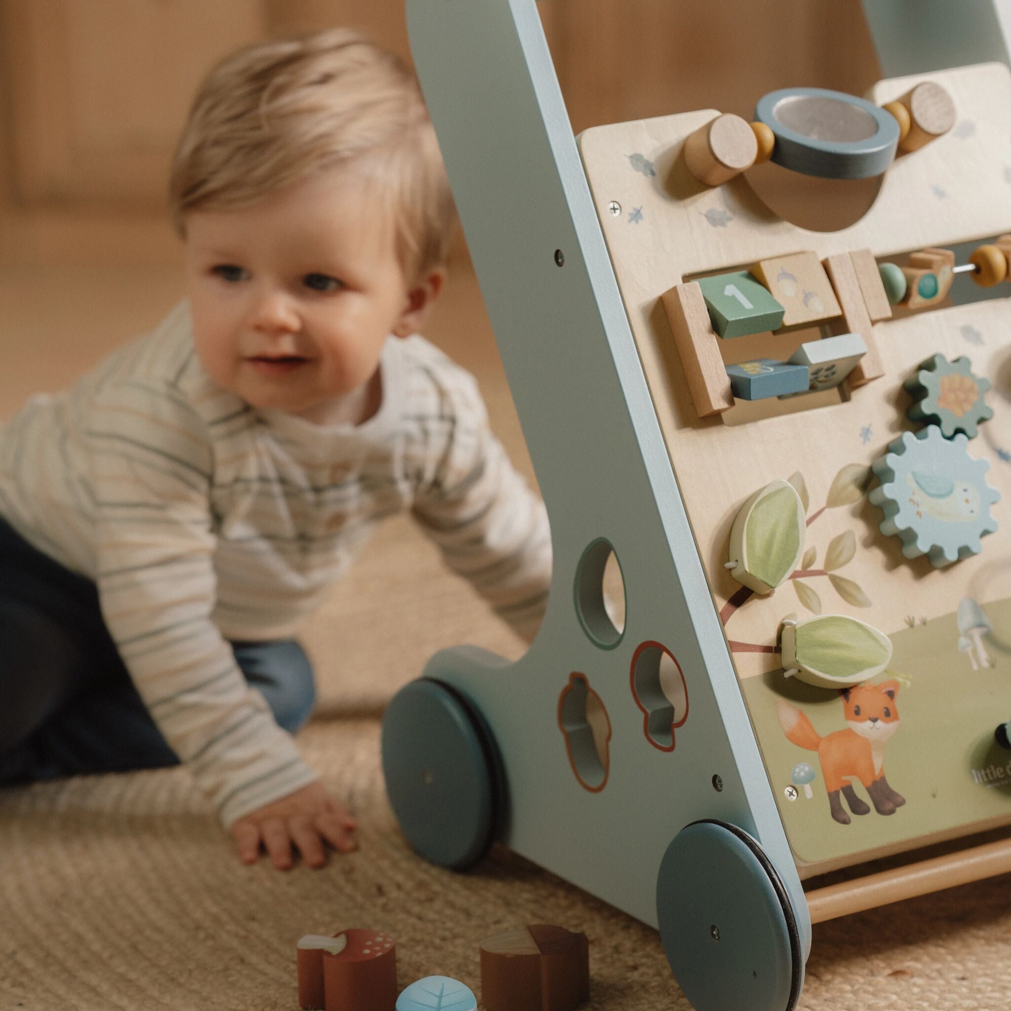 Little Dutch Multi-Activity Baby Walker – Forest Friends