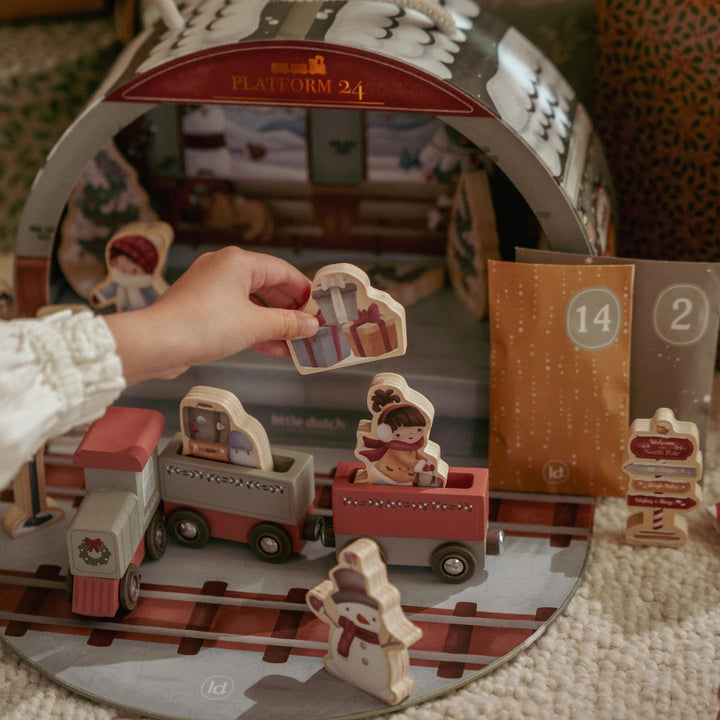 Little Dutch Christmas Advent Calendar Train