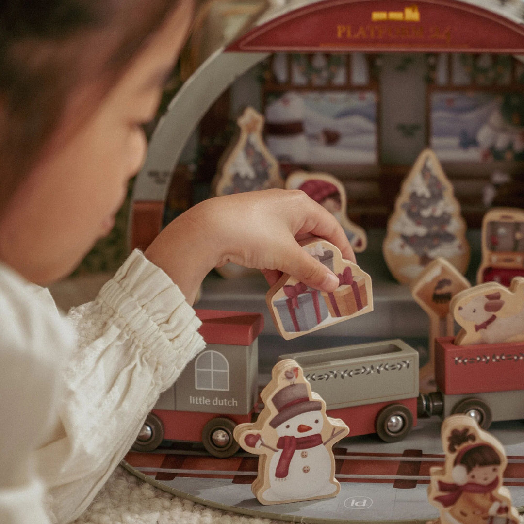 Little Dutch Christmas Advent Calendar Train