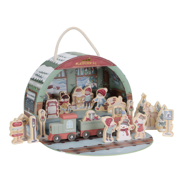Little Dutch Christmas Advent Calendar Train