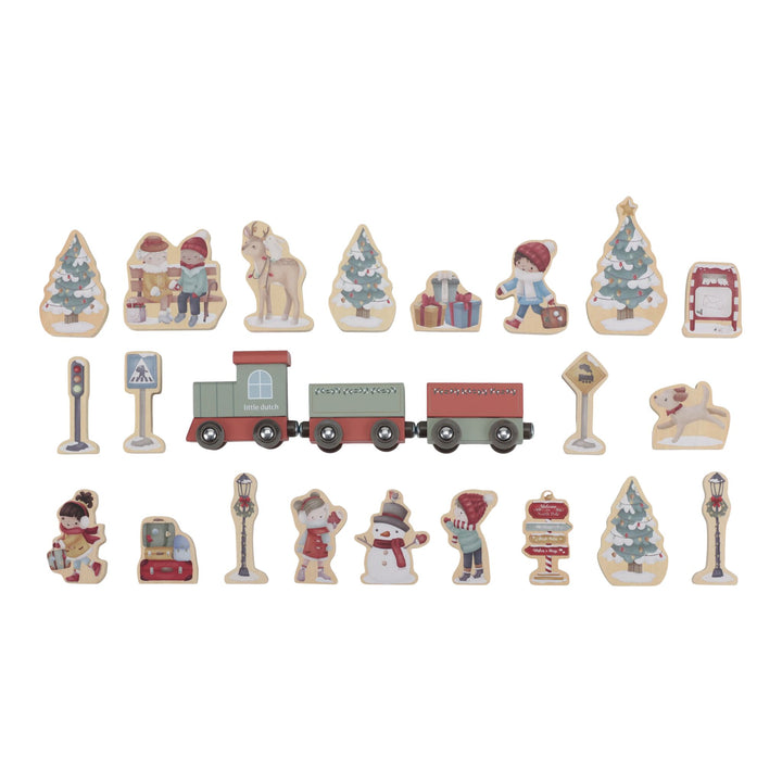 Little Dutch Christmas Advent Calendar Train