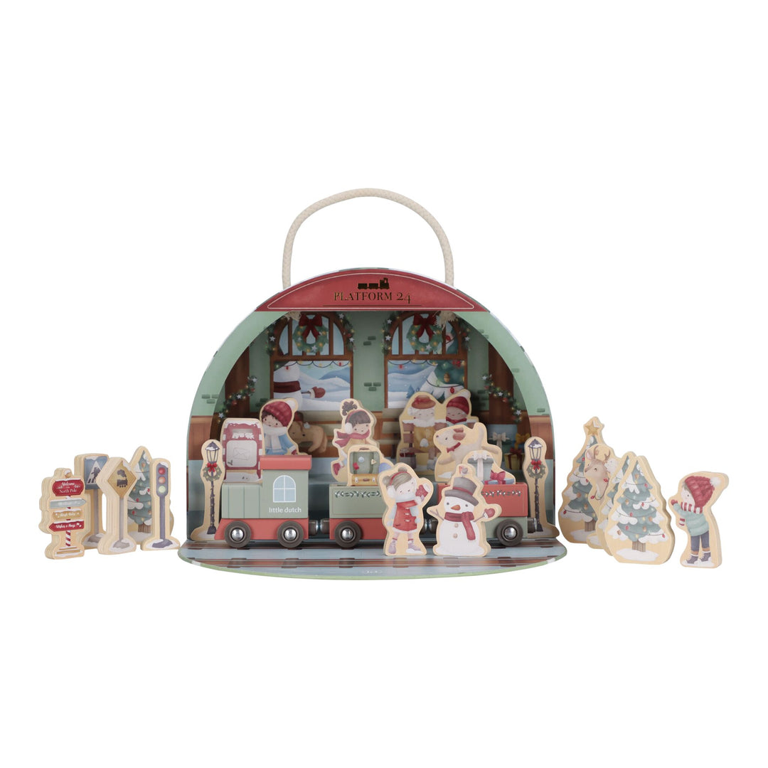 Little Dutch Christmas Advent Calendar Train
