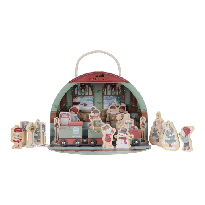 Little Dutch Christmas Advent Calendar Train