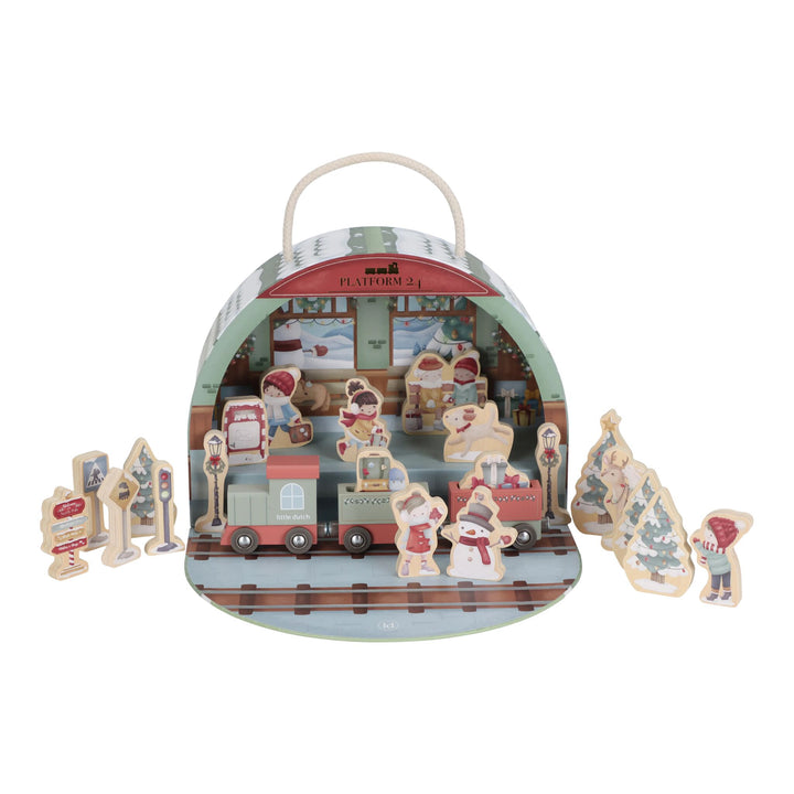 Little Dutch Christmas Advent Calendar Train