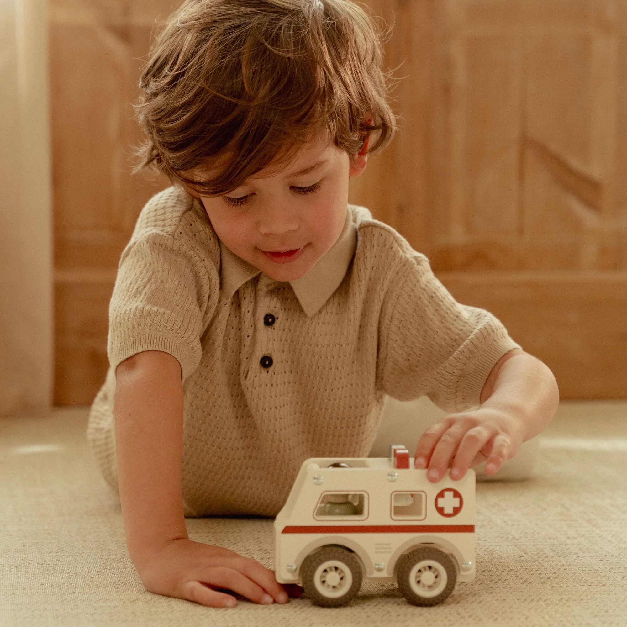 Little Dutch Wooden Ambulance