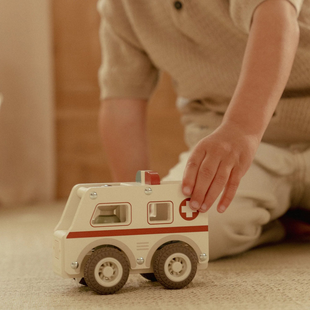 Little Dutch Wooden Ambulance