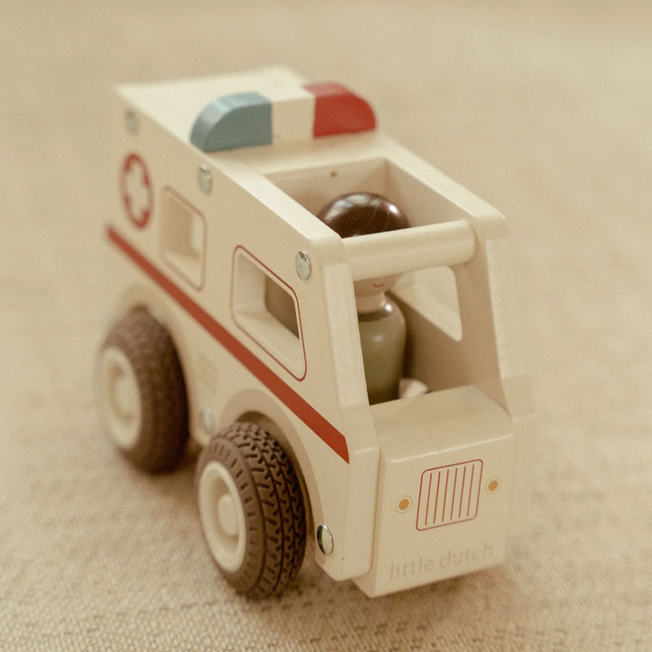 Little Dutch Wooden Ambulance
