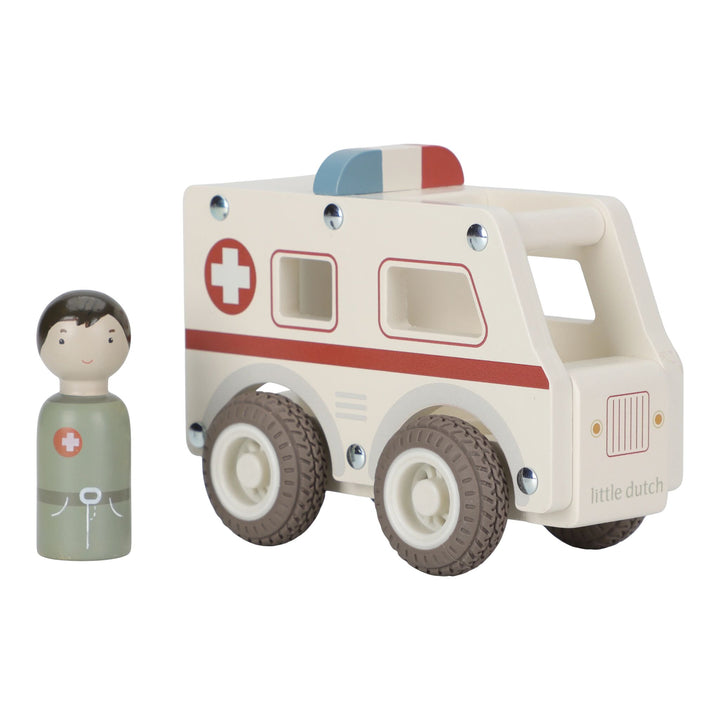 Little Dutch Wooden Ambulance