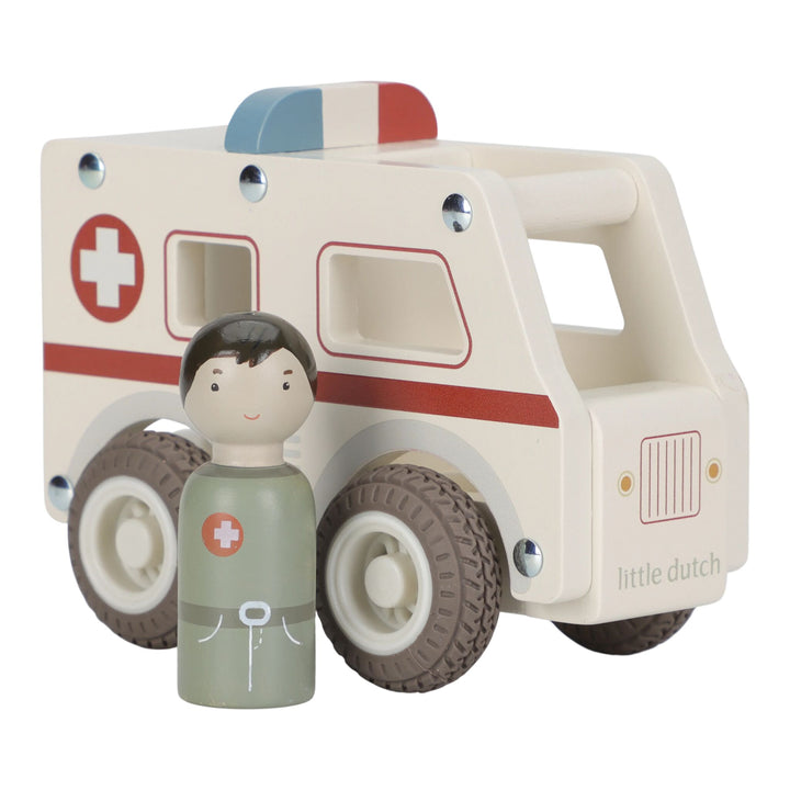 Little Dutch Wooden Ambulance
