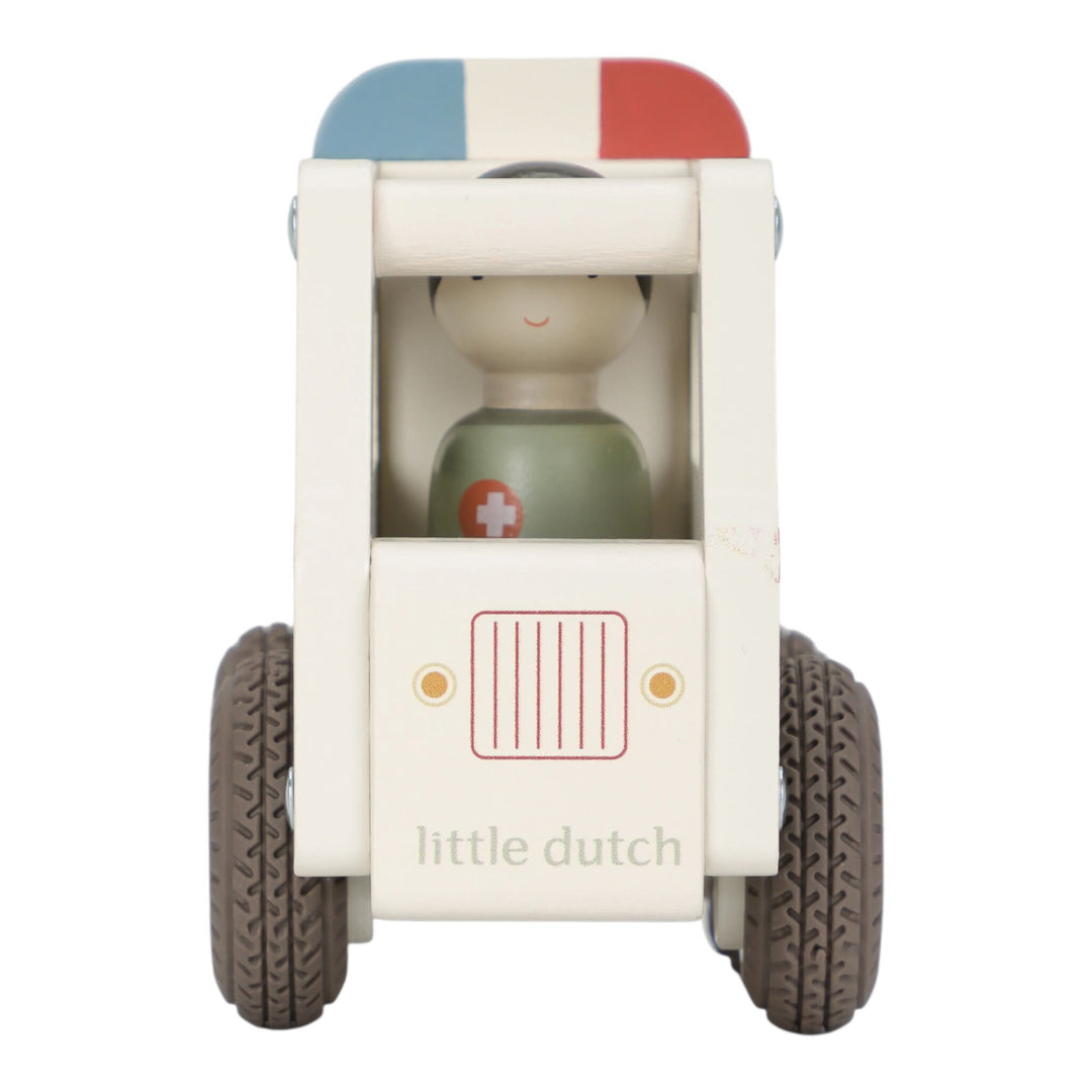 Little Dutch Wooden Ambulance