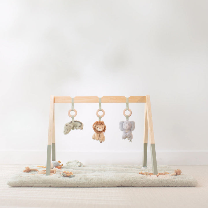 Little Dutch Wooden Baby Play Gym – Safari Friends