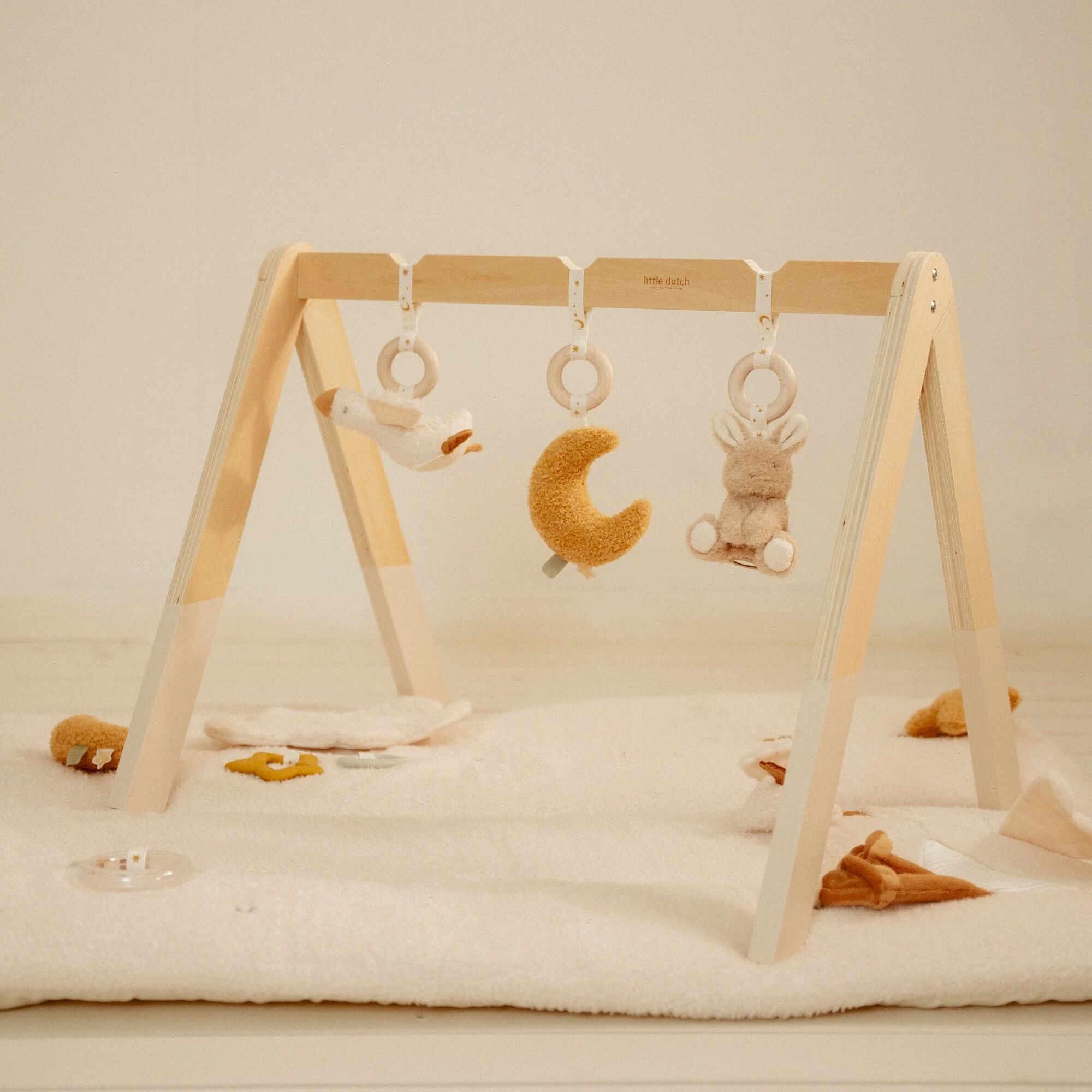 Little Dutch Wooden Baby Play Gym – Newborn Naturals