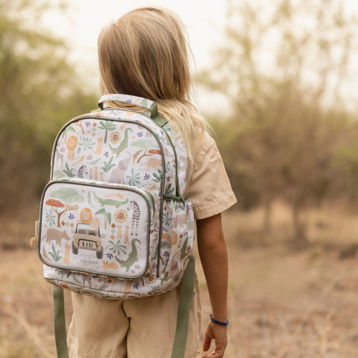Little Dutch Kids Backpack – Safari Friends