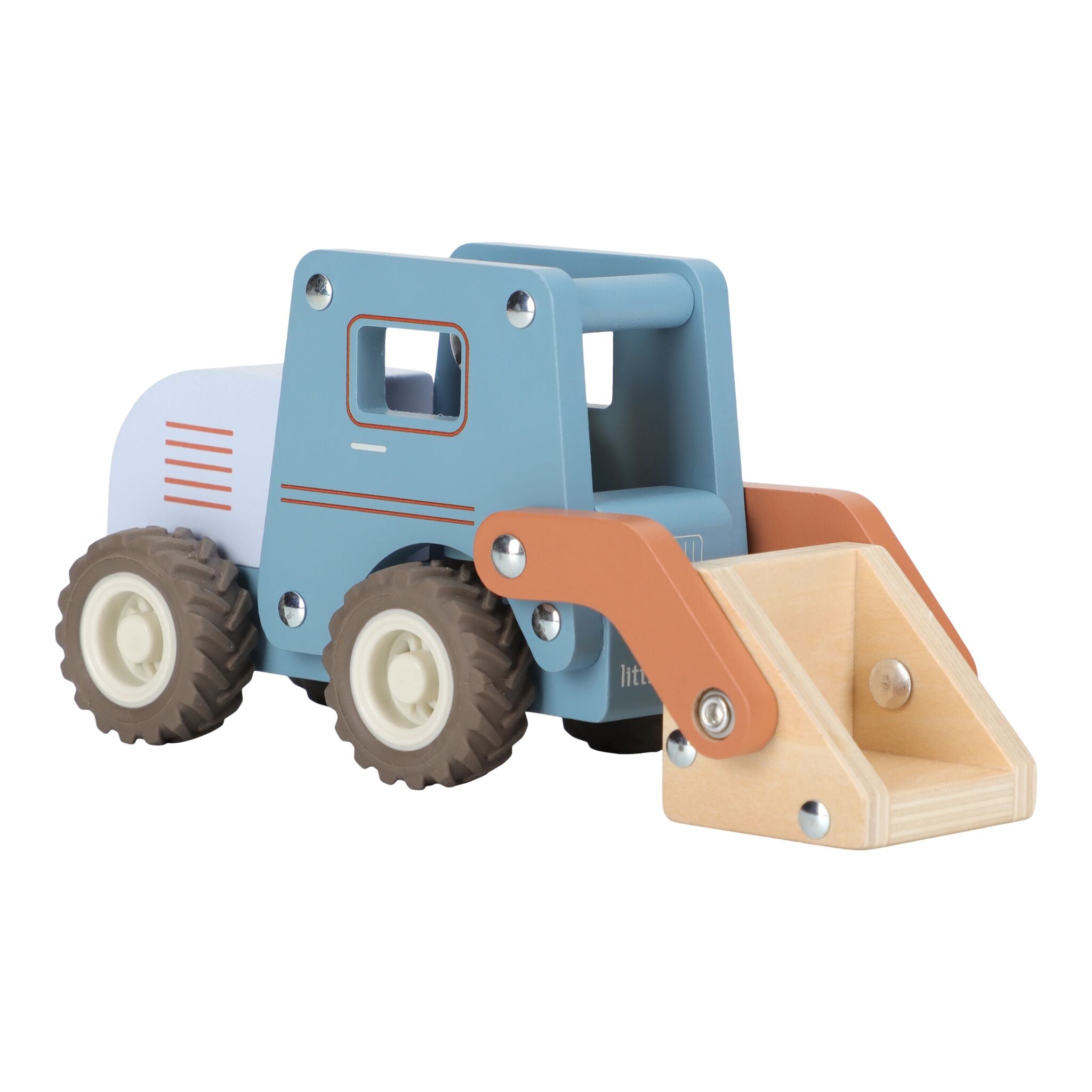 Little Dutch Wooden Bulldozer Truck