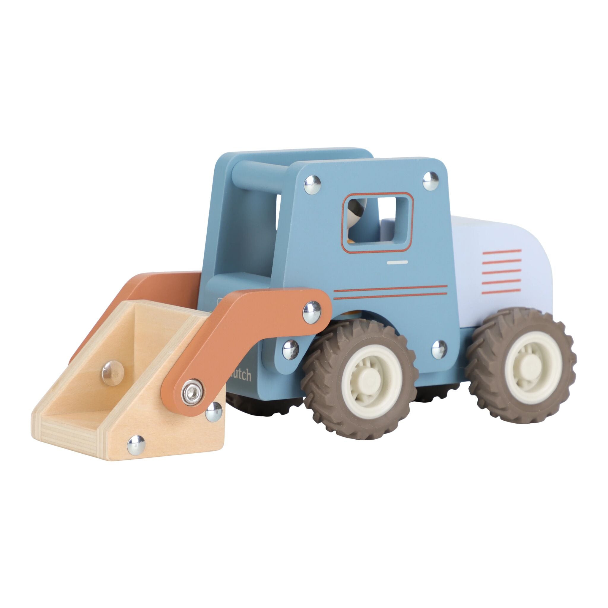 Little Dutch Wooden Bulldozer Truck